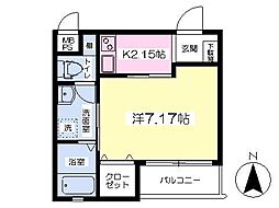 ソーナ・ベルデ 1Kの間取図画像