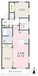 間取図画像 2SLDK