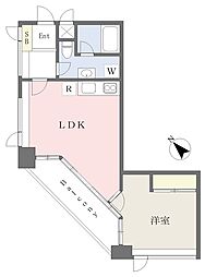 サウンド小岩 1DKの間取図画像