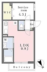 ワンズレジデンス亀戸 ワンルームの間取図画像