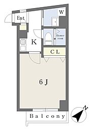 ＢＰハイツ東須磨 3階1Kの間取り