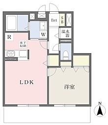 エクセレントグロース3 1LDKの間取図画像
