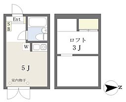 myplan高円寺北 ワンルームの間取図画像