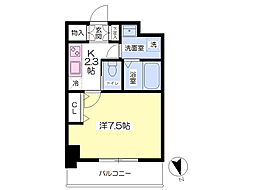 フェルス西荻 1Kの間取図画像