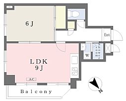 ロイヤルスダ 1LDKの間取図画像