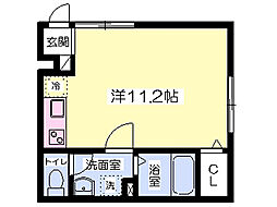 メゾンフォレスタ ワンルームの間取図画像