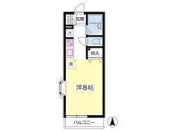 サニープラザ ワンルームの間取図画像