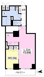 クラヴィーア江坂広芝町 1LDKの間取図画像
