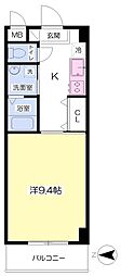 アクトアベンテ 1Kの間取図画像