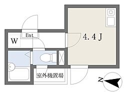 ブライトハウス綾瀬 ワンルームの間取図画像