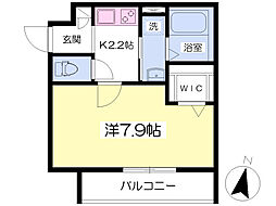 T'sCradle 1Kの間取図画像