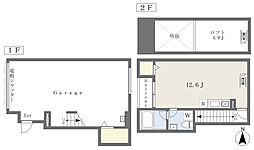 ラピート西新井 ワンルームの間取図画像