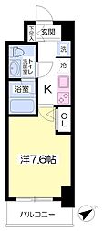 TrumpTower 1Kの間取図画像