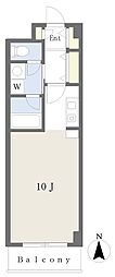 サニーパレス ワンルームの間取図画像