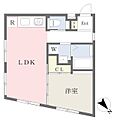 レーヴレジデンス市ヶ谷1階19.8万円