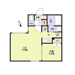 間取図画像 1LDK