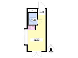 トップ新大久保第2 ワンルームの間取図画像