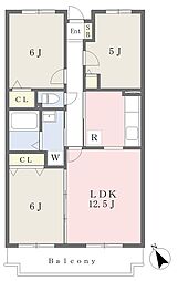ファミール2001 3LDKの間取図画像