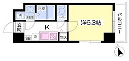 GrandeShimoda 1Kの間取図画像