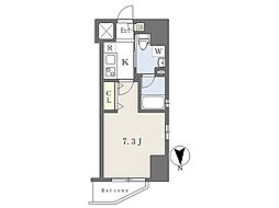 カレント今池 1Kの間取図画像