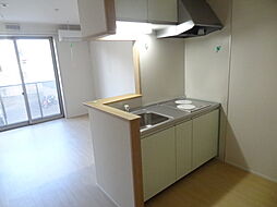 JR片町線(学研都市線) 野崎駅 徒歩3分の賃貸アパート 2階1LDKのリビング/ダイニング