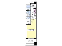 MA仙台ビルグランルージュ北一番丁 1Kの間取図画像