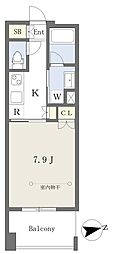 FirstEavesFukushima 1Kの間取図画像