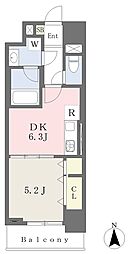ジェネラーダ 1DKの間取図画像