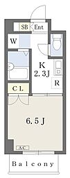 SPACEDUKE 1Kの間取図画像