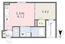 間取図画像 1LDK