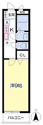 セントロイエルseifu 1Kの間取図画像