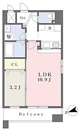 SantaPrimavera2 1LDKの間取図画像