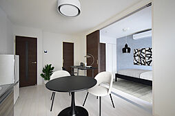 南海高野線 浅香山駅 徒歩8分の賃貸アパート 3階1LDKのリビング/ダイニング