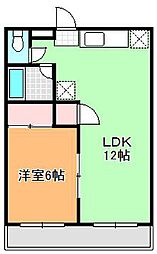 セントレジオン 1LDKの間取図画像