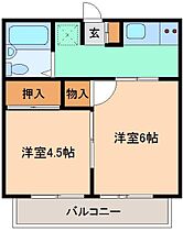 メゾン宮 102 ｜ 群馬県桐生市菱町4丁目2352-1（賃貸アパート2K・1階・30.21㎡） その2