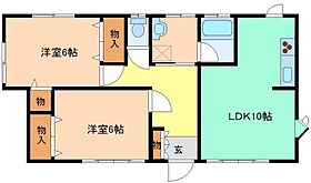 関口アパート C ｜ 群馬県桐生市相生町5丁目63-5（賃貸一戸建2LDK・--・57.02㎡） その2