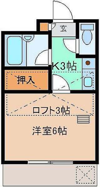 メゾン越仙 101｜群馬県桐生市相生町1丁目(賃貸アパート1K・1階・19.87㎡)の写真 その2