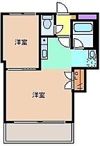 キュウブＥＸ 302 ｜ 群馬県桐生市東久方町3丁目4-16（賃貸マンション2K・3階・39.75㎡） その2