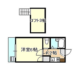 スタンツィアーレ高柳 1Kの間取図画像