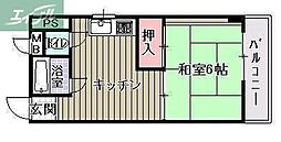 山陽本線 岡山駅 バス7分 京橋下車 徒歩4分