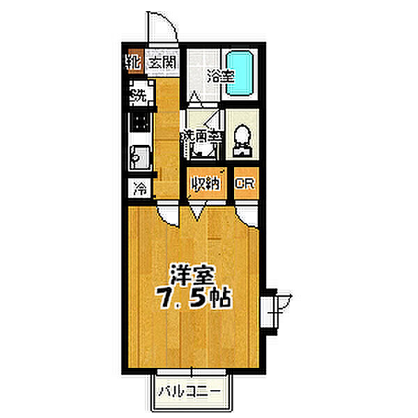 サンデューク恋ヶ窪II 202｜東京都国分寺市西恋ヶ窪４丁目(賃貸アパート1K・2階・24.70㎡)の写真 その2