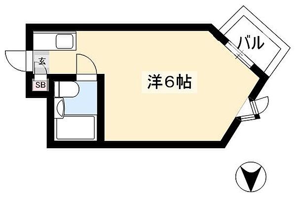 シティライフ高蔵 ｜愛知県名古屋市熱田区新尾頭2丁目(賃貸マンション1R・4階・15.00㎡)の写真 その2