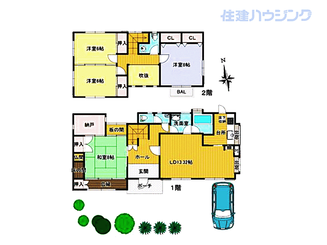 間取り 世田谷区南烏山1丁目
