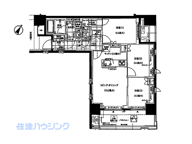 間取り クオリア日本橋浜町 12階/-