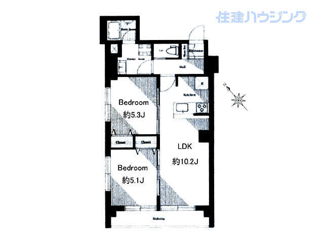 間取り 荻窪南パールマンション 3階/-