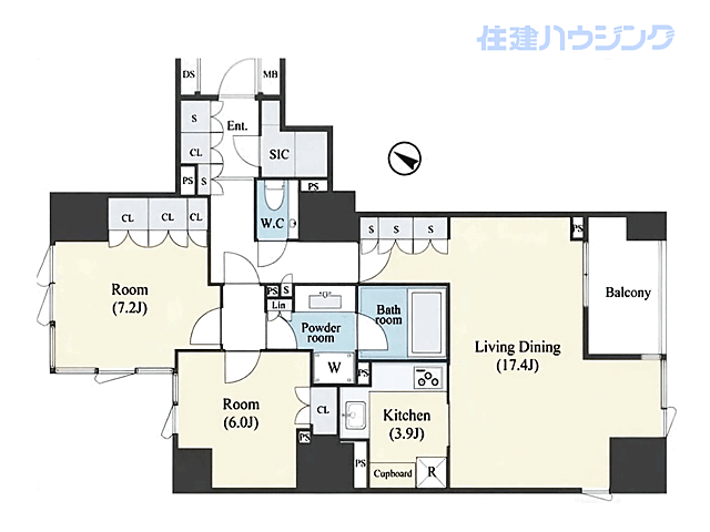 間取り プレミスト六番町 6階/-