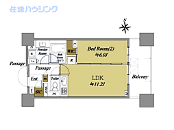 間取図画像 1LDK