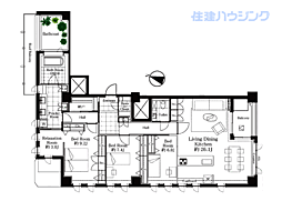 間取図画像 3LDK