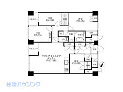 ネオハイツ千駄木 4LDKの間取図画像