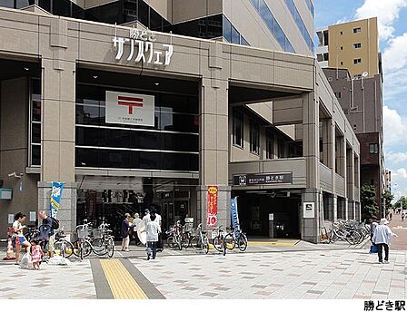 勝どき駅(現地まで1440m)